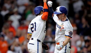 The Zach Cole show!; Astros clutch up for key game 1 vs. Rangers 6-3.