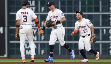 Astros Hold On to Win Series Over Rangers. Take Game Two 6-5