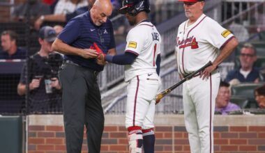 Brett Wisely starting at 2B for Braves in wake of Ozzie Albies injury
