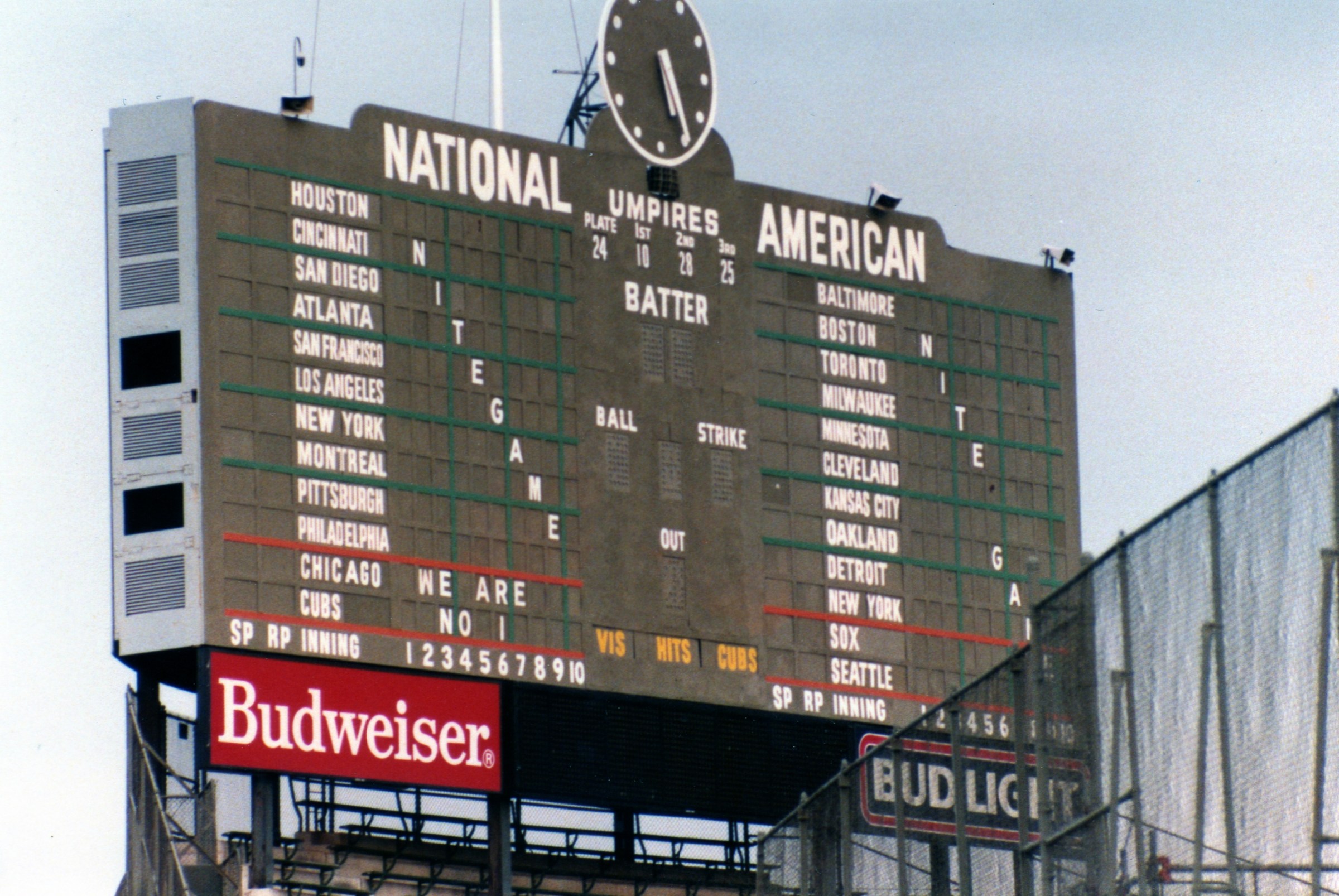 Wrigley Field, Sept. 27, 1984