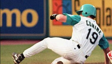 30-year Marliniversary: Conine becomes first player to drive in 100 runs for Marlins - Marlins