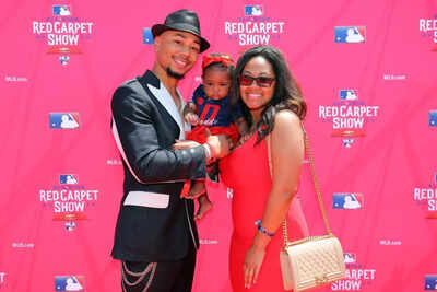 Los Angeles Dodgers star Mookie Betts warned Grammy-winning singer Usher against feeding his wife 'cherries'