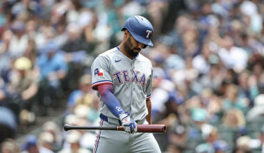 Texas Rangers Seattle Mariners Marcus Semien...