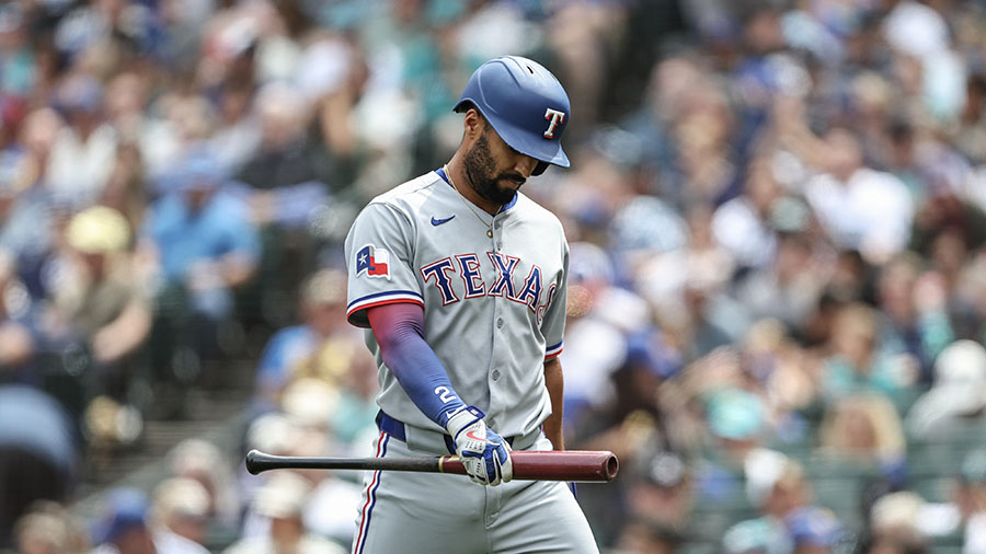 Texas Rangers Seattle Mariners Marcus Semien...