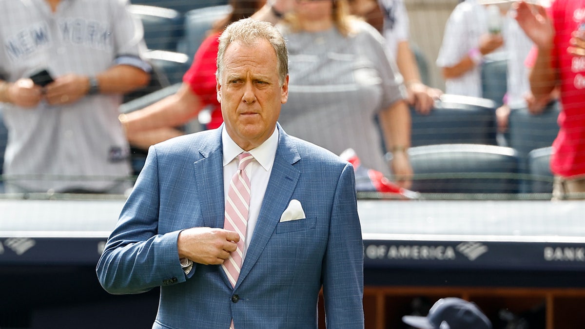 Michael Kay attends a New York Yankees game