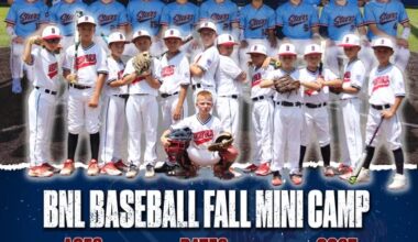 BNL Baseball to host free fall mini camp for grades 1–6