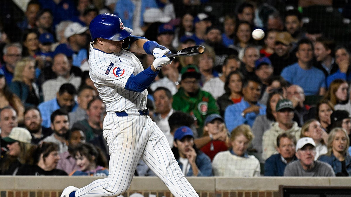 Matt Shaw takes a swing