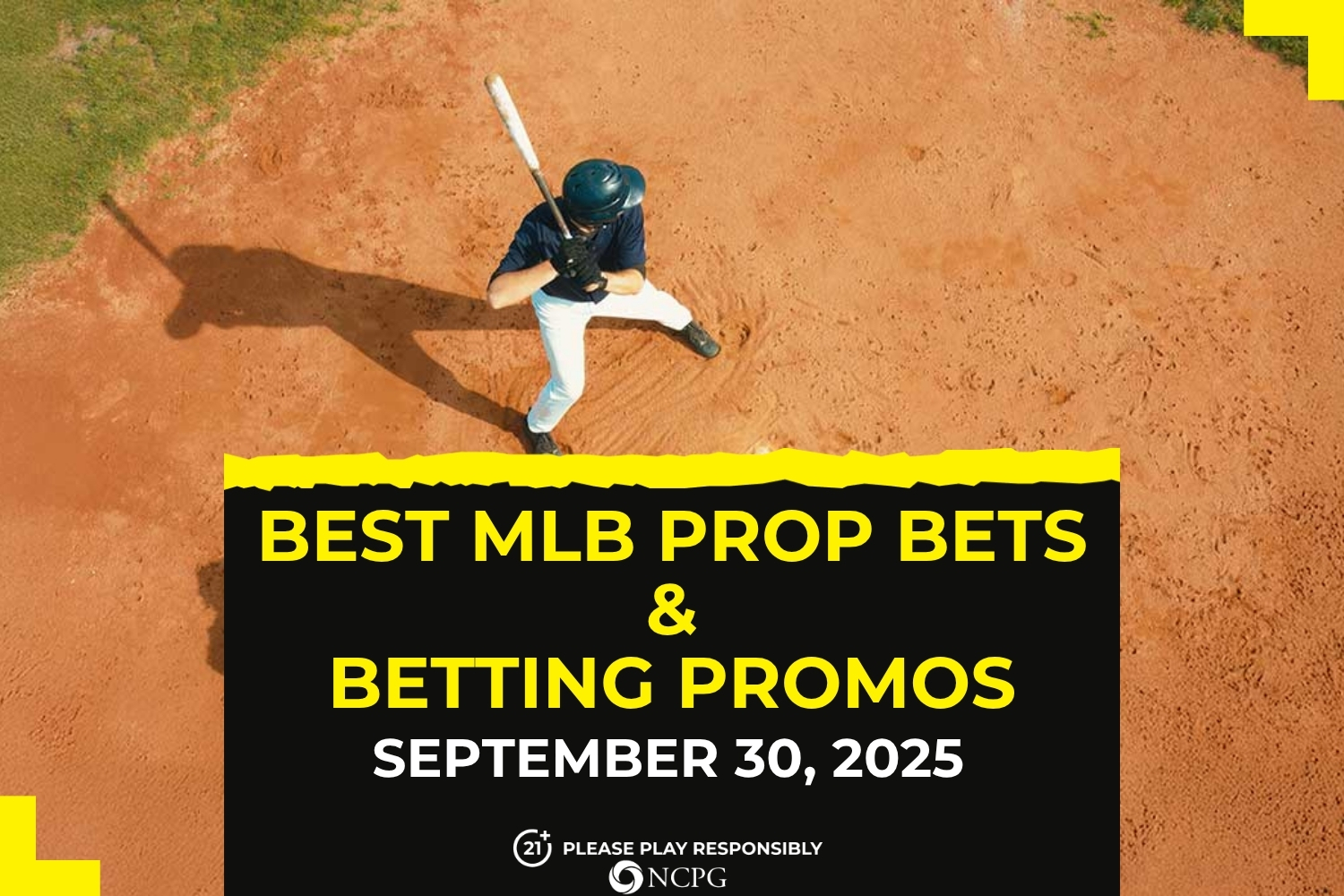 MLB prop bets today [September 30, 2025]