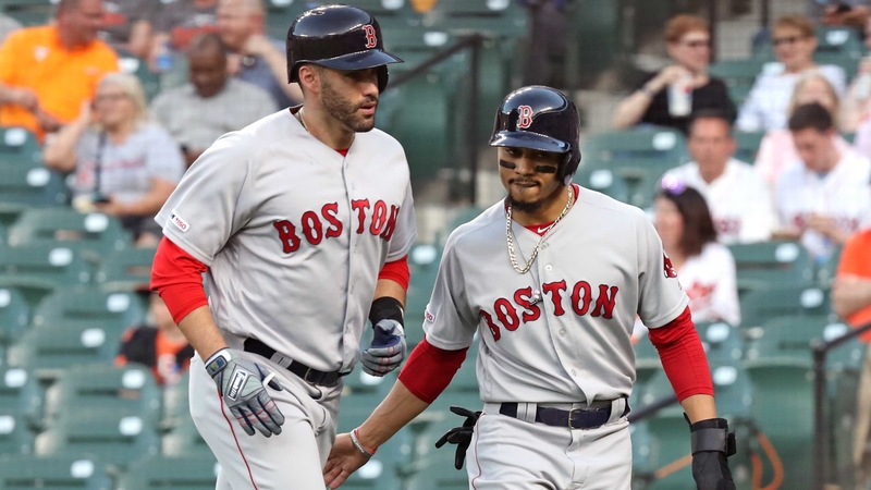 Ex-Red Sox Star J.D. Martinez Helps Dodgers' Mookie Betts Again