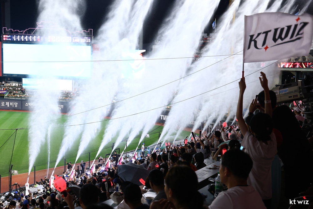 KT Wiz' summer water festival in 2024 (KT Wiz)