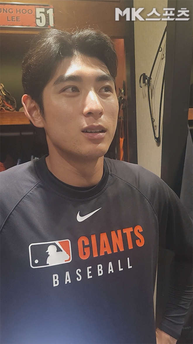 Lee Jung-hoo of the San Francisco Giants, who finished the 2025 season after a home game against the Colorado Rockies on September 29 (Korea time), expressed his feelings. Photo (San Francisco, USA) = Correspondent Kim Jae-ho