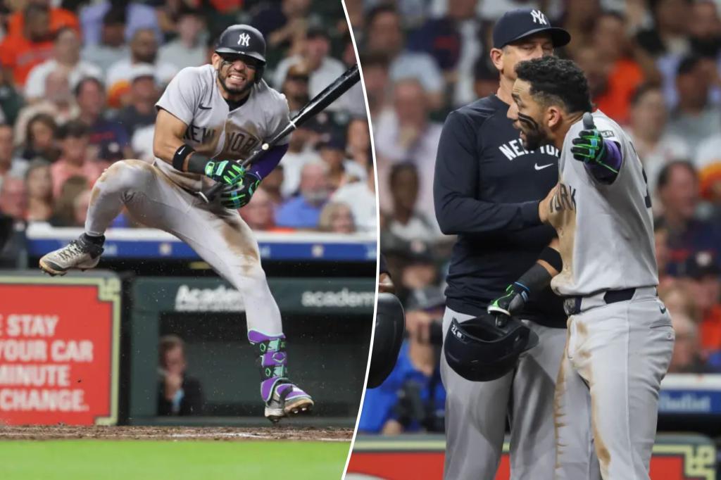 Yankees' Jose Caballero gets ejected in fiery scene against Astros