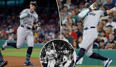 Aaron Judge passes Joe DiMaggio on Yankees' all-time home run list