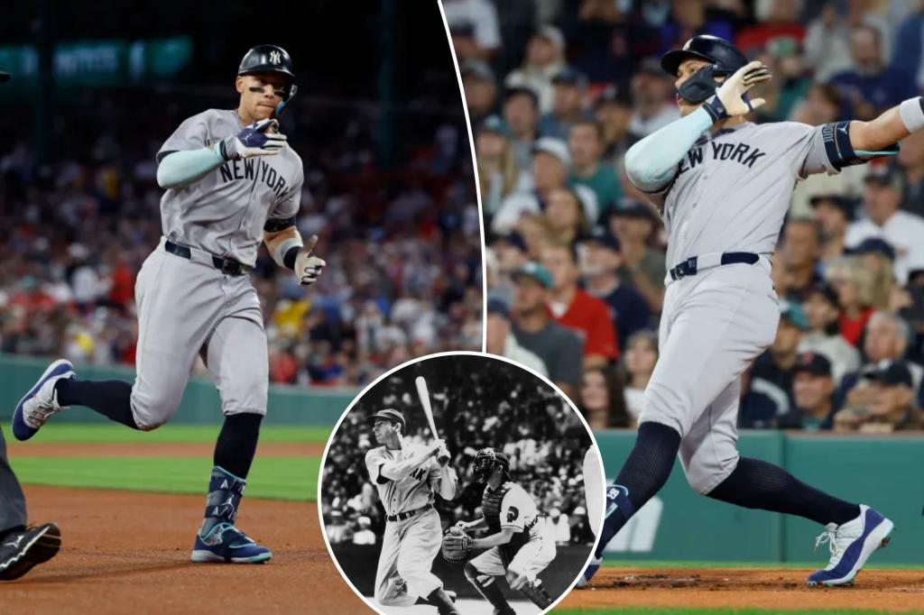 Aaron Judge passes Joe DiMaggio on Yankees' all-time home run list