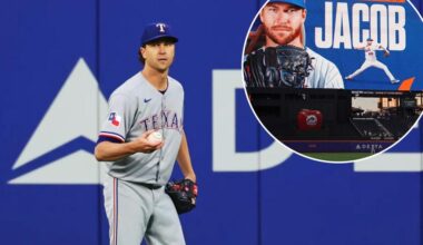Jacob deGrom gets Rangers run support in 'special' return to face Mets