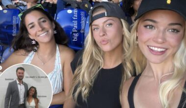 Livvy Dunne hangs with Aly Raisman, Xandra Pohl for Paul Skenes' Opening Day start