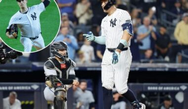 Aaron Judge hits two homers as Yankees top White Sox to move into AL East tie