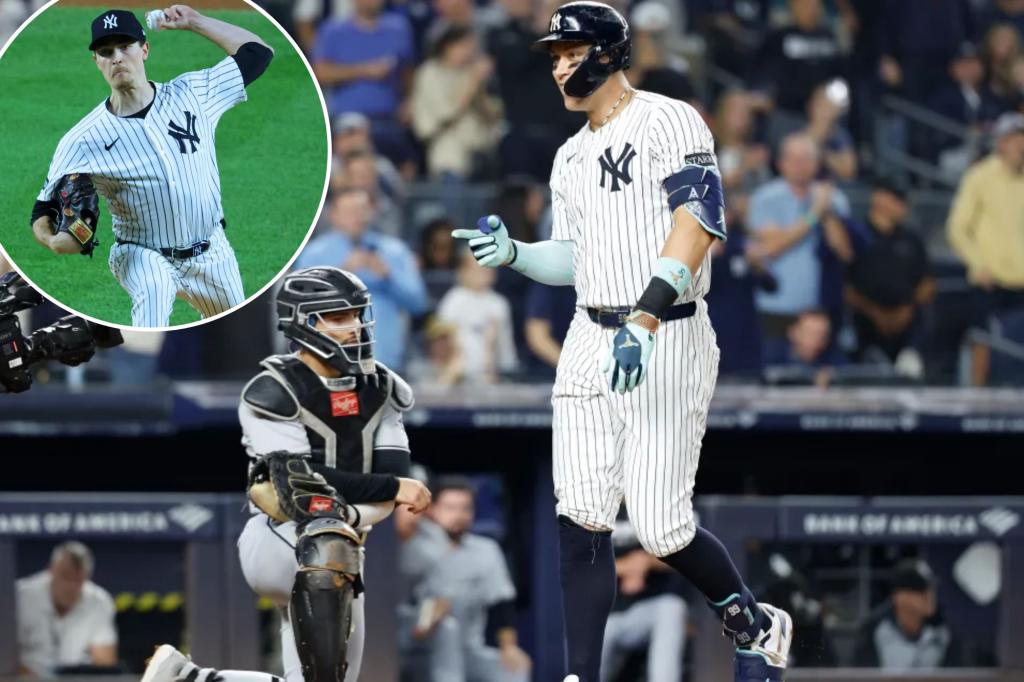 Aaron Judge hits two homers as Yankees top White Sox to move into AL East tie