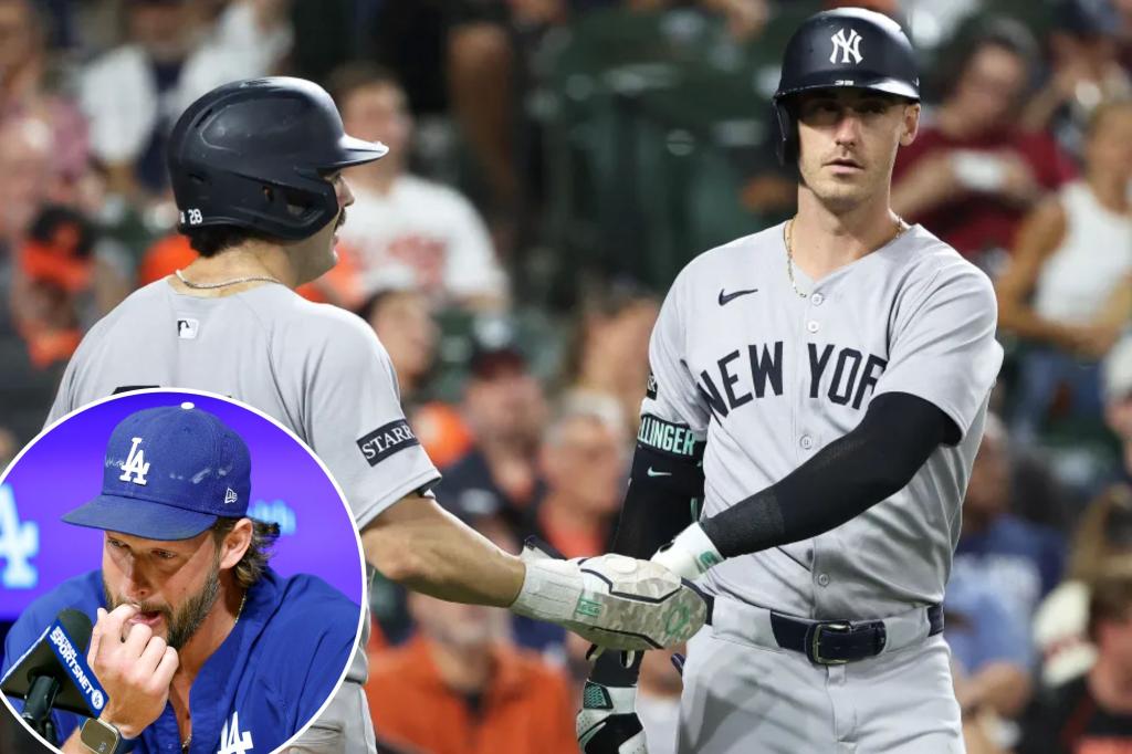 Cody Bellinger credits Clayton Kershaw as he gears up for Yankees' playoff stretch run