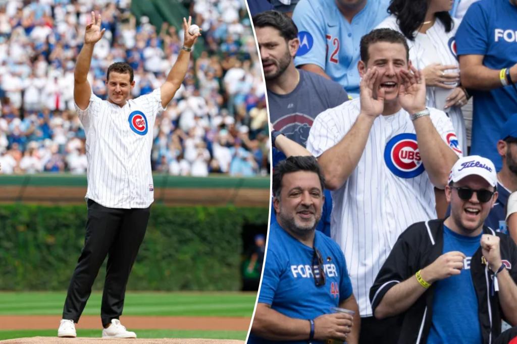 Anthony Rizzo botches chance to catch Cubs rookie's first homer run