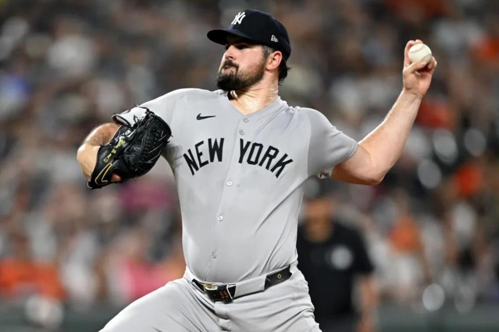 Yankees' Carlos Rodon uses changeup to shut down O's