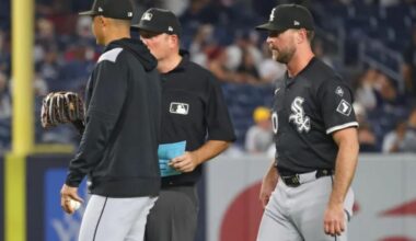 White Sox reliever has to change glove after umpire’s inspection