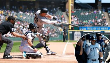 Aaron Judge ties Yogi Berra for fifth on Yankees' home run list