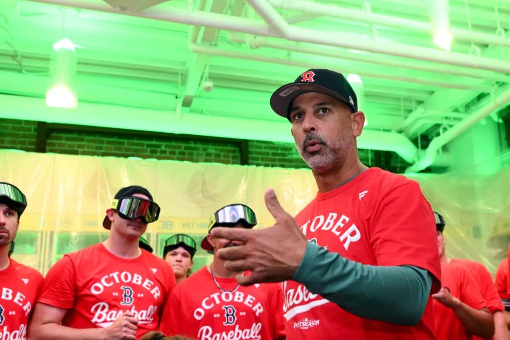 Alex Cora calls out 'f--king bulls--t' prognosticators after Red Sox clinch playoff spot