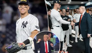 Aaron Judge, Yankees appreciate 'surreal day' after meeting Trump in clubhouse