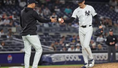 Luke Weaver struggles after being called to pitch in Yankees' loss