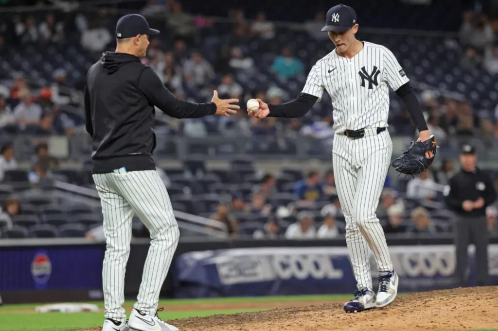 Luke Weaver struggles after being called to pitch in Yankees' loss