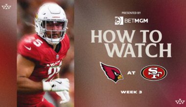 Cardinals at 49ers, Week 3