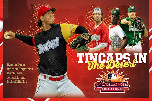 Five 2025 TinCaps players selected for the Arizona Fall League