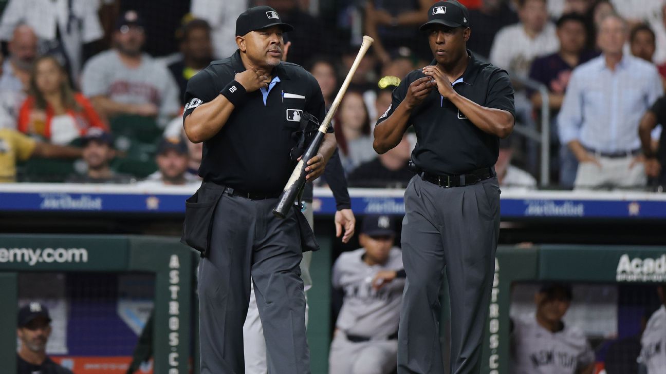 Astros' Trammell facing no discipline after bat confiscated