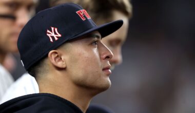 Yanks' Volpe won't start in Red Sox series after cortisone shot