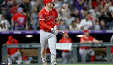 Mike Trout hits towering 485-foot shot for 400th career homer