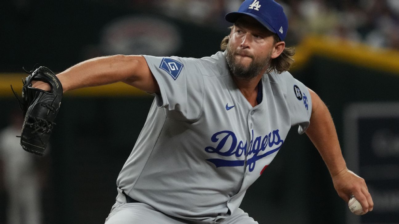 Dodgers will leave Clayton Kershaw off wild-card roster