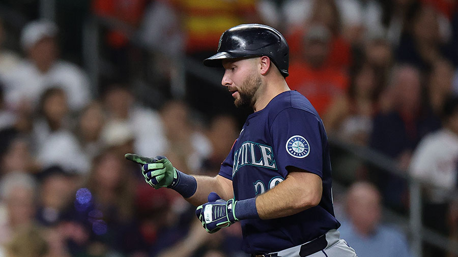 Seattle Mariners Cal Raleigh ESPN TV Sunday Night Baseball...