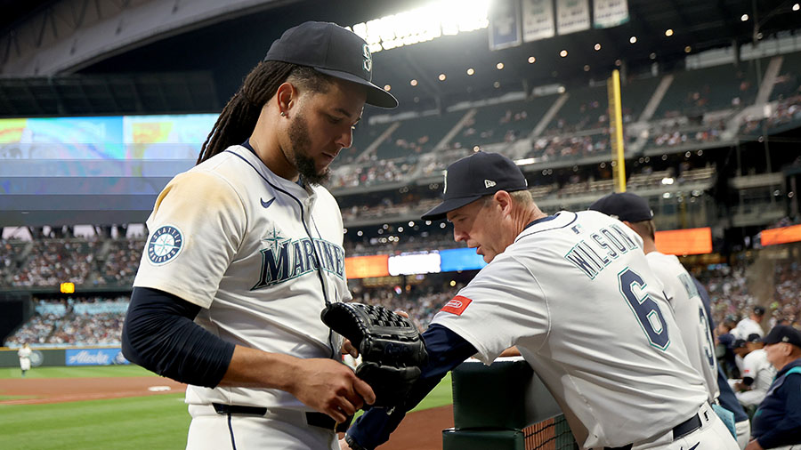 Seattle Mariners Dan Wilson Luis Castillo...