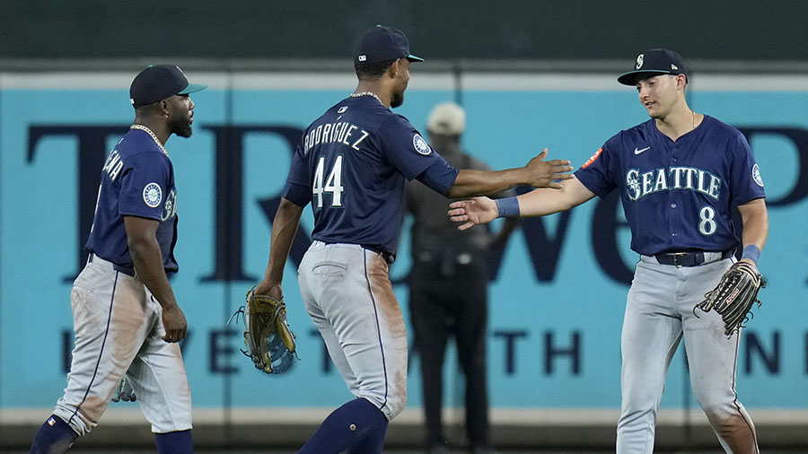 Seattle Mariners Dominic Canzone lineup...