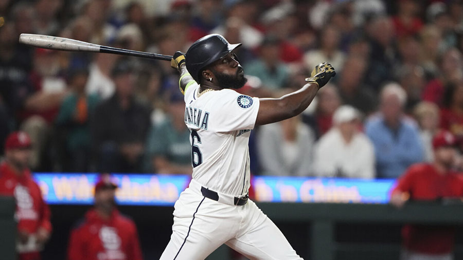 Seattle Mariners Randy Arozarena...