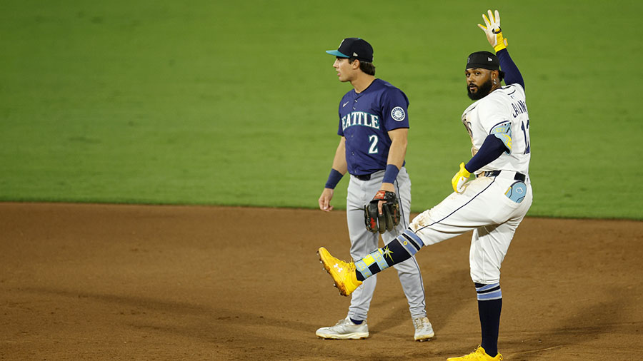 Seattle Mariners Tampa Bay Rays Junior Caminero...