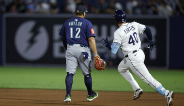 Seattle Mariners Tampa Bay Rays Nick Fortes...