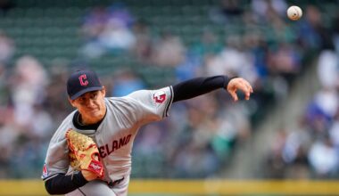 Cleveland Guardians starting pitcher Shane Bieber.