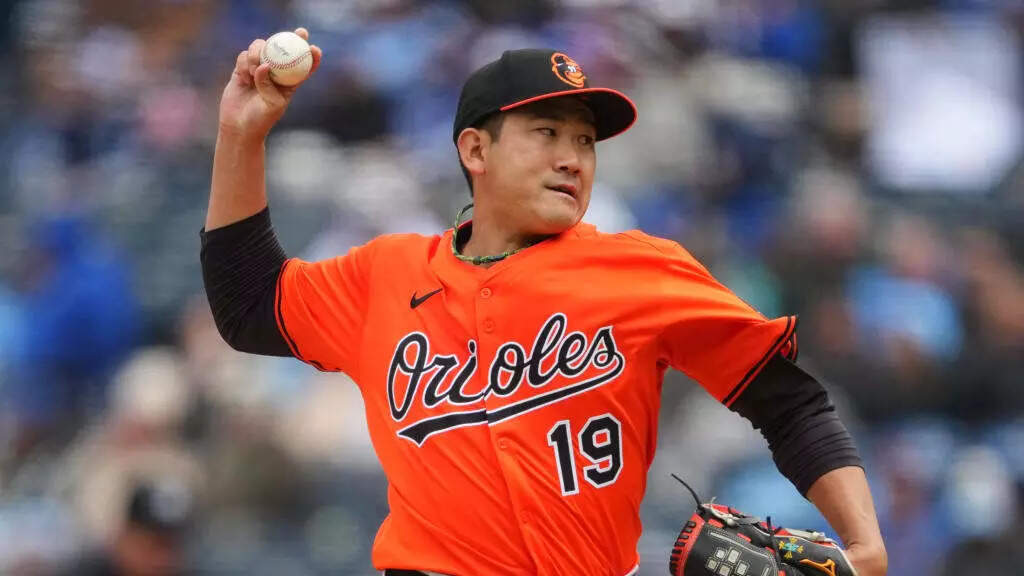 Tomoyuki Sugano of the Orioles