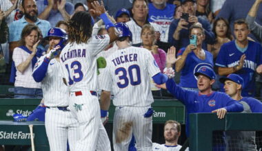 Tucker delivers, exits with injury as Cubs win series against Braves
