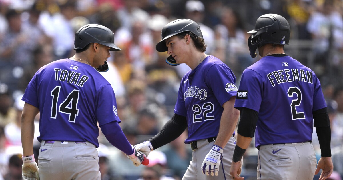 San Diego Padres outlast the Colorado Rockies 9-6 on Sunday
