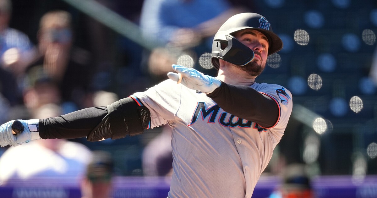 Liam Hicks' career-high 4 RBIs help Marlins beat Rockies 9-7 for 3-game sweep