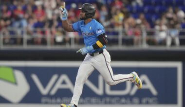 Otto López homers twice, Marlins beat Phillies 5-4 to avoid 3-game sweep