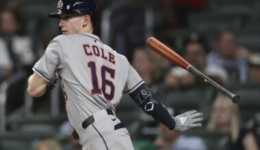 Astros crush Braves 11-3 as Zach Cole homers in first MLB at-bat